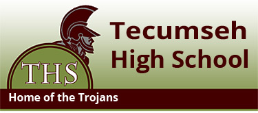 Tecumseh High School Trojans  Logo